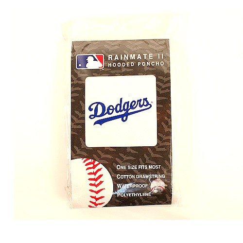 Los Angeles Dodgers Poncho Hooded Insert Style 12 For 30.00