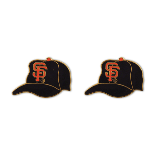 Overstock - San Francisco Giants Earrings - WinCap Style - STUDDED Earrings - 12 Pair For $24.00