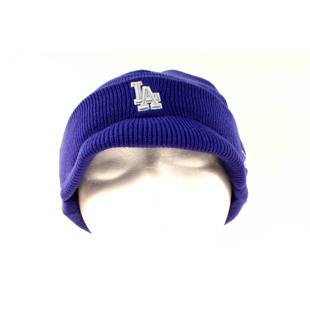 DEFECTIVE - Los Angeles Dodgers Beanies - New Era - Billed Style Blue - (Plastic Inside Bill Broken Up) - 12 For $24.00