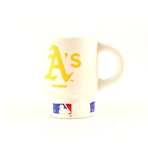 Closeout Glassware - Oakland A's Mugs - White 15OZ Champion Mugs - 4 Mugs For $12.00