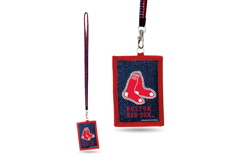 Boston Red Sox Bling - Bling Lanyard With ID Holder - $3.00 Each