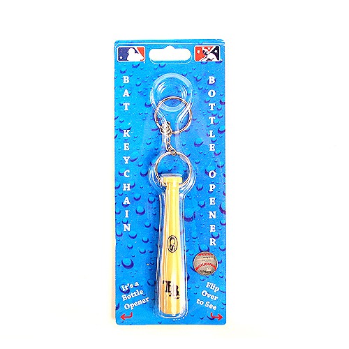 Tampa Bay DRays Baseball - Bat With Bottle Opener Keychains - 12 For $18.00