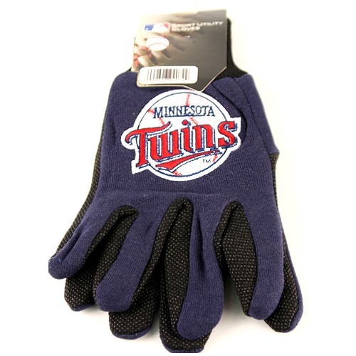 Minnesota Twins 2Tone Blue.Black Grip Gloves $3.50 Per Pair "Bring Back Kirby"