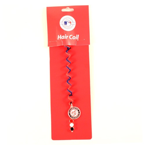 Blowout - Washington Nationals Hair Accessories - Hair Coils - 12 For $18.00