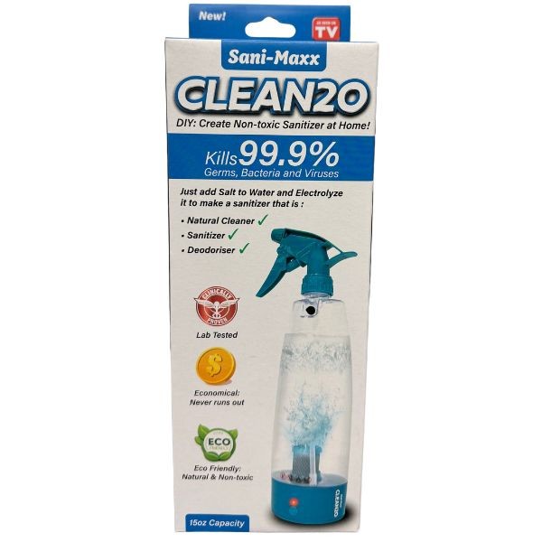 As Seen On TV - Clean20 - Eco Friendly Lab Tested - Create Your Own Non-Toxic Sanitizer At Home - 6 For $21.00