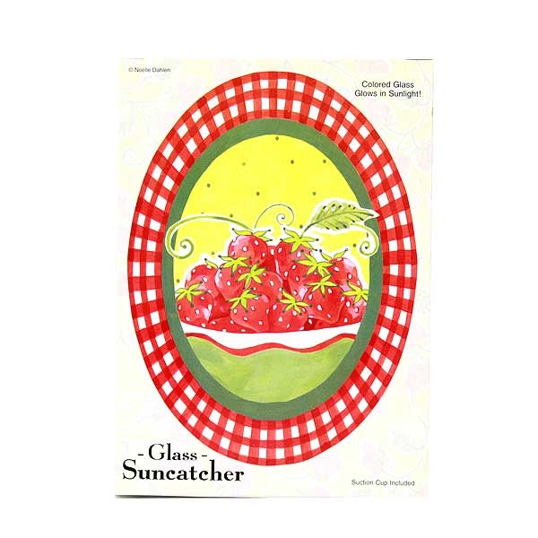 Sun Catchers - Hanging Strawberry Sun Catchers - 12 For $18.00