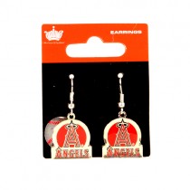 Discontinued Style - Los Angeles Angels Earrings - Circle/Bar Style - 12 Earrings For $30.00