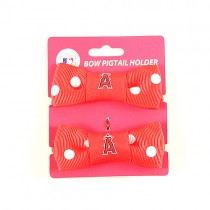Los Angeles Angels - 2Pack Bowtie Style Ponies - 12 Packs For $18.00