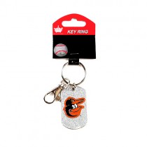 Baltimore Orioles Keychains - Glitter Series Keychains - 12 For $24.00