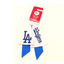Closeout - Los Angeles Dodgers - Blue.White Ponytail Holders - 12 For $24.00