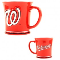 Special Buy - Washington Nationals Mugs - 15OZ Sculpted Team Mugs - 12 For $36.00