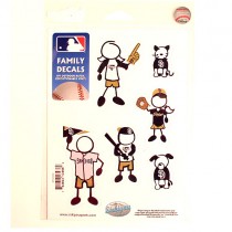 Closeout - San Diego Padres Stickers - Family Decal Sets - 12 For $24.00