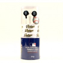Package Change - San Diego Padres Earbuds - Shoe Lace Style - 12 For $48.00