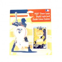 Closeout - San Diego Padres Merchandise - Switchplate . NiteLite Combo - 12 Sets For $24.00