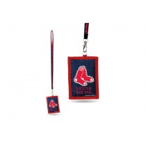Boston Red Sox Bling - Bling Lanyard With ID Holder - 12 For $30.00