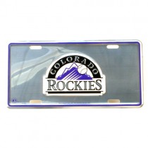 Colorado Rockies Baseball - Mirror Style License Plates $2.00 Each