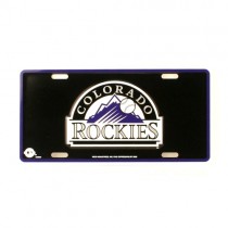 Colorado Rockies - 2Tone License Plates Purple.Black $2.00 Each