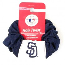 Closeout - San Diego Padres Merchandise - Padres Hair Twisters - 12 Twisters For $24.00