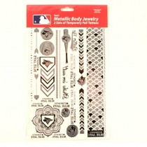 Opportunity Buy - Toronto Blue Jays Tattoos - 6"x10" - 2Pack Set Body Tattoos - 12 Sets For $12.00