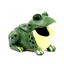 Slug Trap - Ceramic 8" Frog Slug Trap Deco - Yard Decoration - 12 For $30.00
