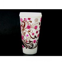 Thermoserve Travel Mugs - White Flower Vine Style - 24OZ - 12 For $36.00